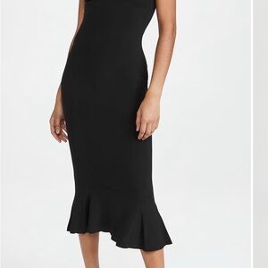 Norma Kamali Slip Fishtail Dress L NWT